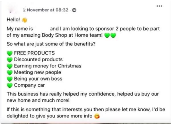 To think not all MLMs are bad?!
