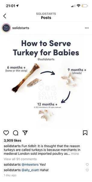 8 month old - meat?