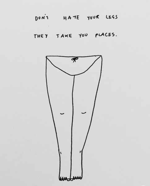 To invite anyone who struggles with their weight or body image...