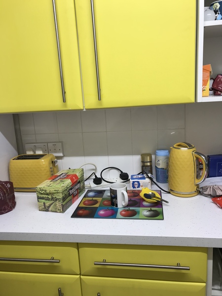 Navy kitchen