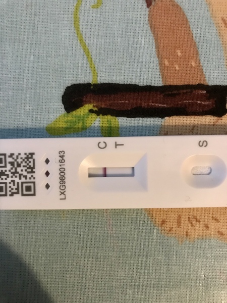I think this is negative... it is isn’t it!?