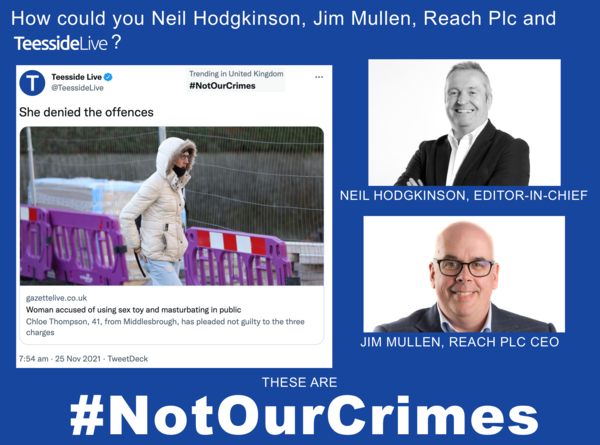 Teeside woman in court for exposing her penis and masturbating in public