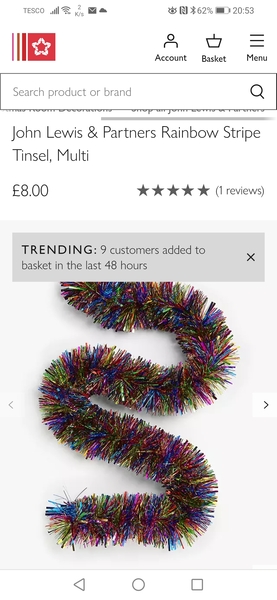 Tinsel!