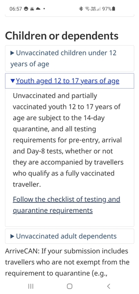 Panic - Covid pass for 14 yo - travel to Canada