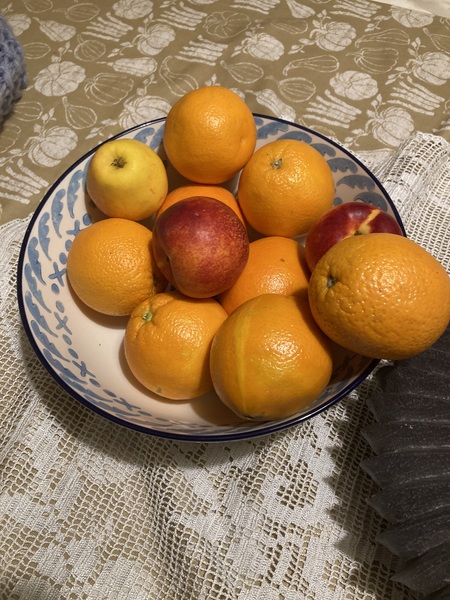 What is in your fruit bowl just now?