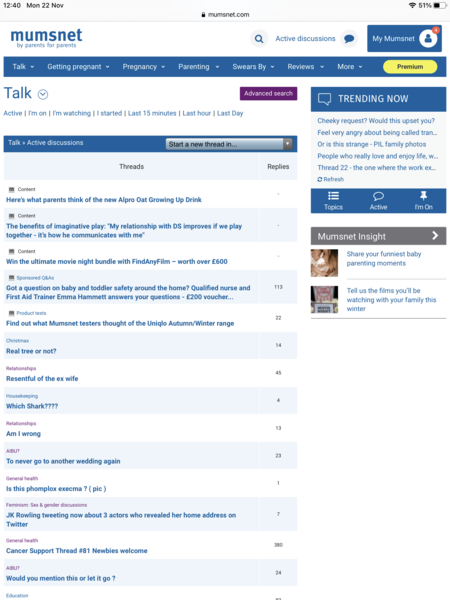 Is trending now broken?