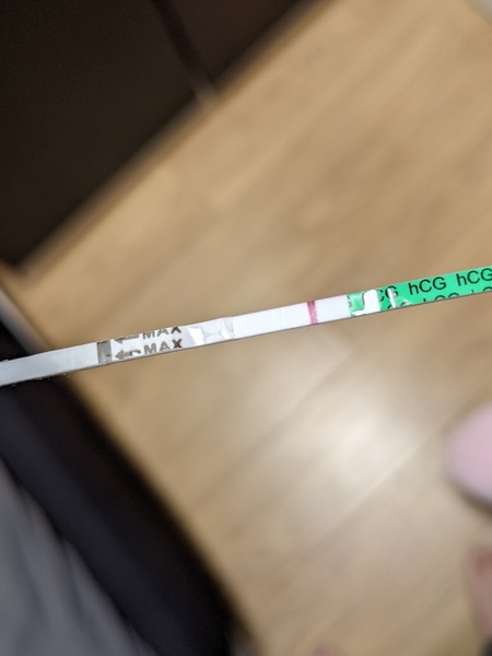 Indent or V faint positive?