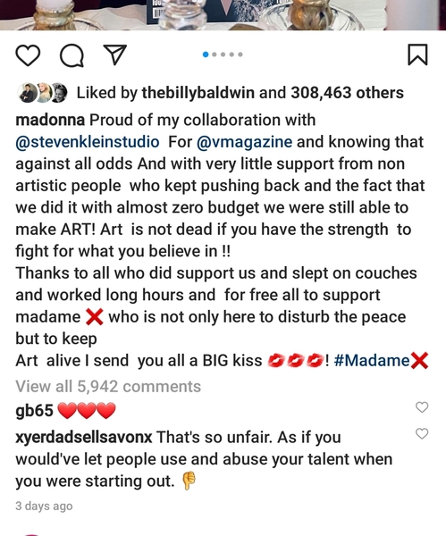 Madonna’s face? I can’t believe there’s not a thread already?