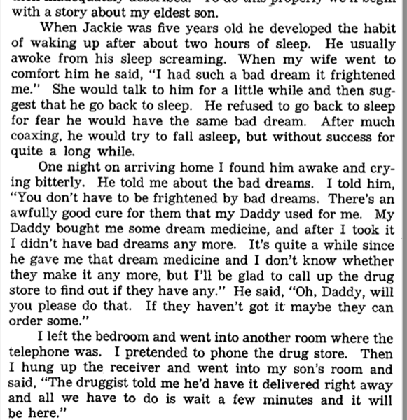 Dream medicine for children