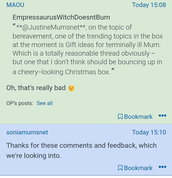Please turn off “Trending in Christmas” or at least make the red less BRIGHT!