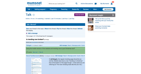 Is trending now broken?