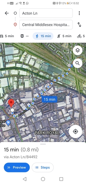 How to get to Central Middlesex Hospital