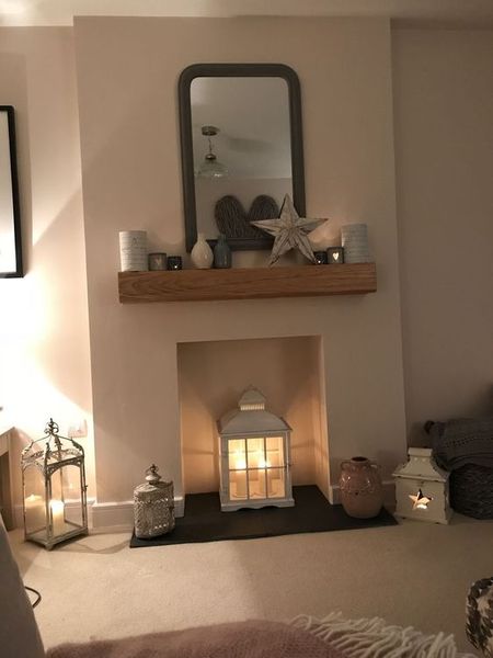 What would you do with an empty fireplace