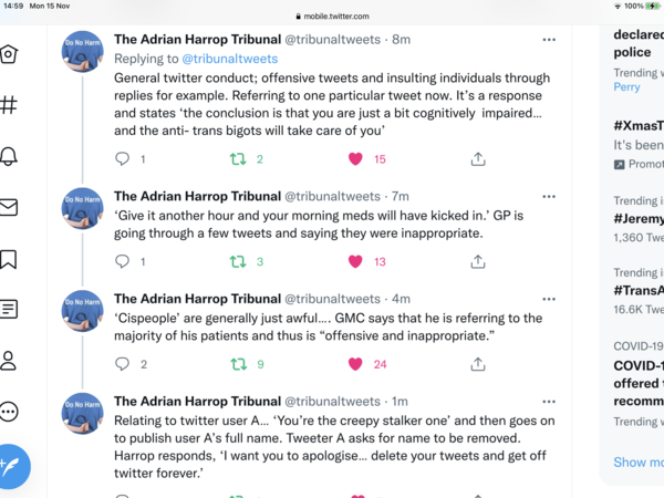 Harrop MPTS Hearing