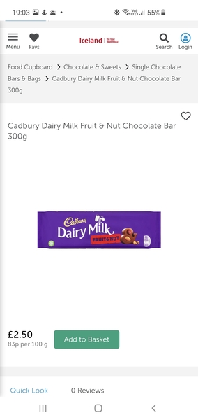 Giant Cadbury's bars
