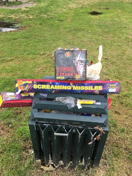 So sick of the constant stupid fireworks
