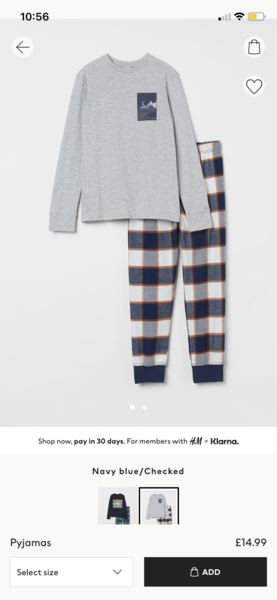 To think that I should be able find nice Xmas pyjamas for a 12 year old boy?