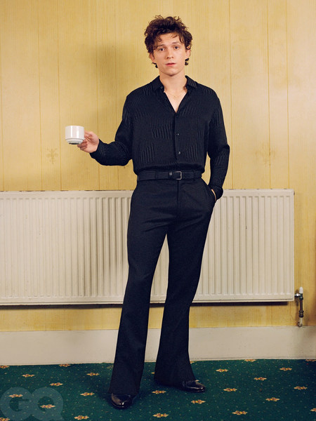 AIBU to think that Tom Holland in GQ looks like a wide boy from the 70s/80s