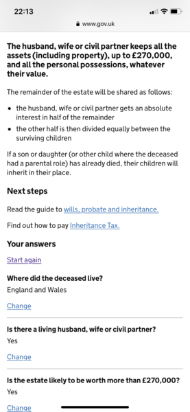 Married Tenants in common, what's will happen if ?