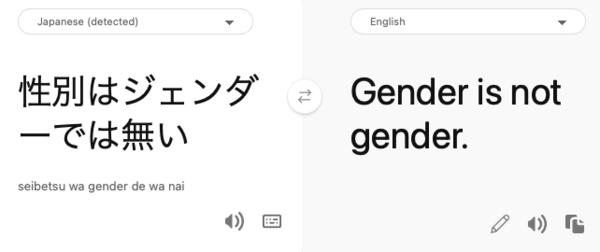 Sex/gender words - English vs Romance languages