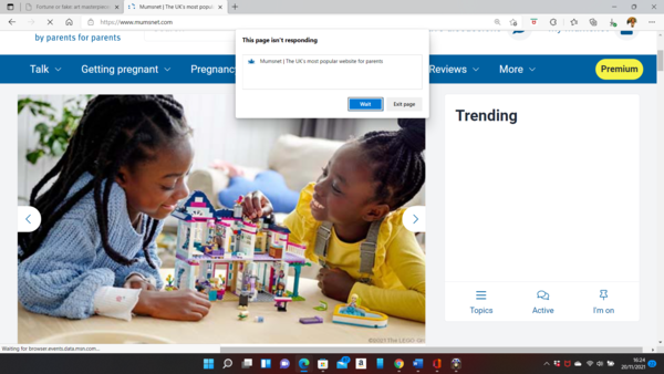 Mumsnet not working on Windows 11 and Microsoft Edge