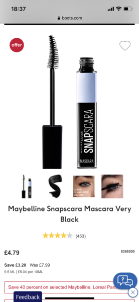 Easy to remove mascara