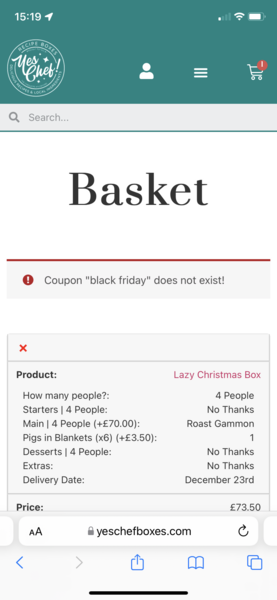 Thread 24 - the one where it’s Black Friday