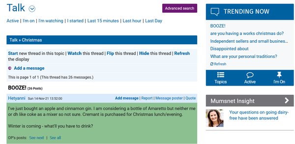 Please turn off “Trending in Christmas” or at least make the red less BRIGHT!