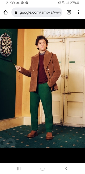 AIBU to think that Tom Holland in GQ looks like a wide boy from the 70s/80s
