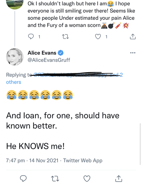Alice Evans on Lorraine