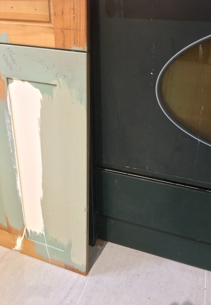 First world problem- have you ever seen khaki/ brown green kitchen cabinets