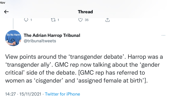 Harrop MPTS Hearing