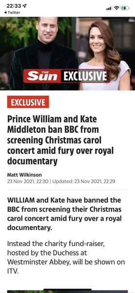 BBC The Princes and the Press