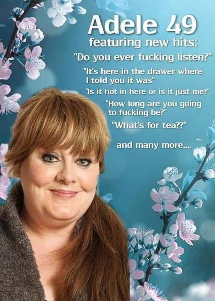 To wonder what Adele meant when she said she "had to show up for herself every day?"