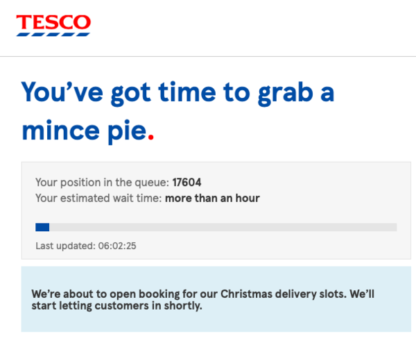 Tesco Christmas Slots