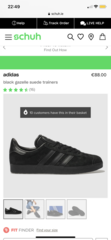 Stylish black trainers for walking - in Black Friday sales?
