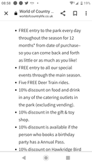 Can an attraction sell annual passes advertising 12 months of entry to the park then close for 4 months