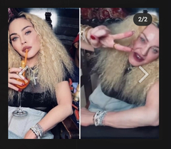 Madonna’s face? I can’t believe there’s not a thread already?