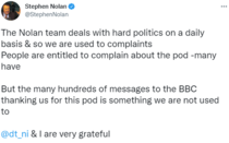 Nolan Padcast -BBC R4 Feedback