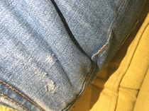 My new jeans came today and they’re all wrong. Not just distressed jeans, but M&S distressed.