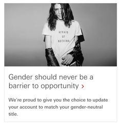 HSBC advert: gender should never be a barrier to opportunity
