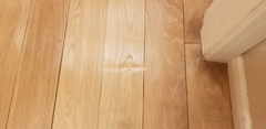 Dents in wooden floor