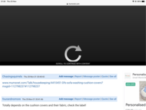 Black sections over text. Advert?