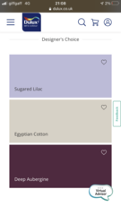 Colours that go with Egyptian cotton paint?