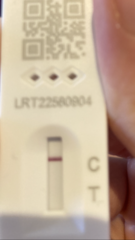 Can anyone see a line ?