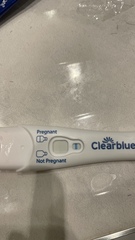 Clearblue is this an indent or positive pregnancy test?