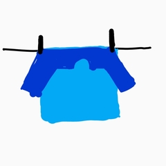 How to hang out socks to dry