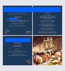 Christmas meal with colleagues - which menu would you prefer?
