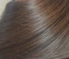 To be considering lightening my dark hair using honey