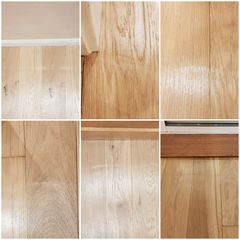 Dents in wooden floor